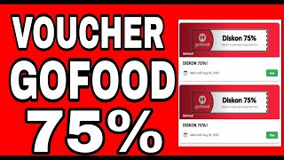 Terbaru Cara Mendapatkan Voucher Gojek GoFood Diskon 75  Agustus 2021 Terbaru [upl. by Brechtel678]