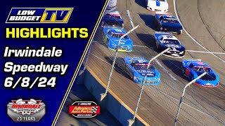 Highlights  Irwindale Speedway  6824 [upl. by Ilagam]