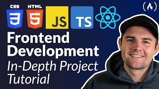 Frontend Web Development InDepth Project Tutorial HTML CSS JavaScript TypeScript React [upl. by Paymar]