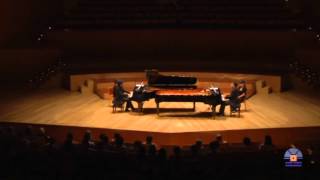 A Borodin Polovtsian Dances for two pianos Moreno Gistain Piano Duo [upl. by Nedda]