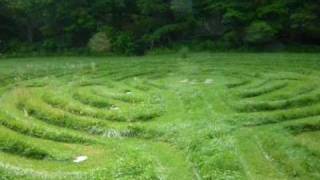 Grass Chartres Labyrinth at Waycross Indiana [upl. by Aihselat]