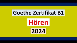 Goethe Zertifikat B1 Hören Modelltest mit Antworten am Ende  Vid  223 [upl. by Elatia477]