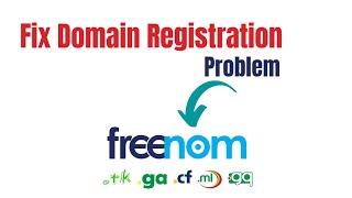 SOLVED Freenom Domain Registration Error Problem।Freenom Website All Problem Fix। Get Free Domain [upl. by Urita]