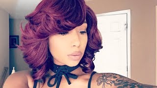 Affordable Burgundy Wig Series ft Divatress 3 [upl. by Coates1]