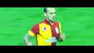 Wesley Sneijder Amazing Goal  Galatasaray Real Madrid  HD [upl. by Eddana190]