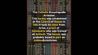 Arianism The Catholic Encyclopedia [upl. by Tnirb517]