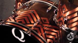 Q Drum Co Custom Patina Copper Kit 24 14 16 [upl. by Atiragram]