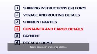 Tutorial My CMA CGM – How to submit your shipping instructions [upl. by Joash]