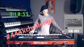 Roland Fantom 444xchallenge  Building A Jam From Scratch In 4 mins [upl. by Lindon]