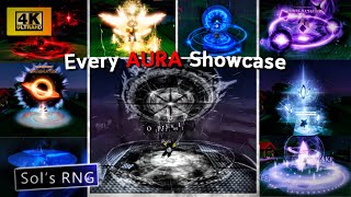 4K Showcasing EVERY AURA in Sols RNG [upl. by Asteria]