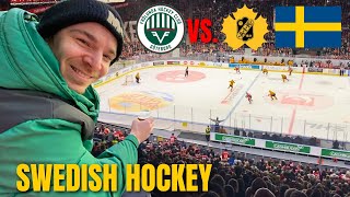 Canadian NHL fan reacts to Swedish Hockey League Frölunda vs Skellefteå AIK [upl. by Feriga]