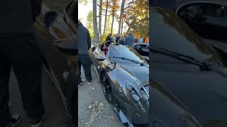 Fully carbon fiber pagani at new Canaan ct car show car pagani Canaan carshow [upl. by Lydia]