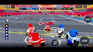 NFL UNIVERSE Roblox chiefs vs cruisers [upl. by Nnor]