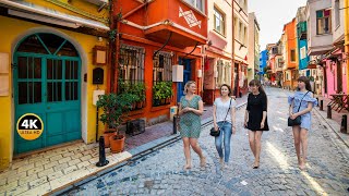 4K Walking in Istanbuls colorful Balat district [upl. by Dez]