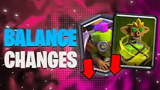 Balance Changes are coming 🗣️  Clash Royale [upl. by Yrrol]