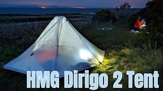 110 Hyperlite Mountain Gear Dirigo 2 Tent  First Test [upl. by Evelinn879]