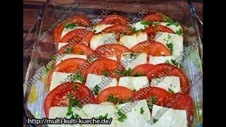 Tomaten mit Schafskäse aus dem Ofen [upl. by Horlacher431]