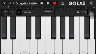 Ottagatha katiko keyboard notes Actor vivek playing  ARR [upl. by Sidon145]