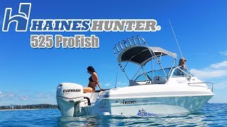 Haines Hunter 525 Profish  Water Test [upl. by Jabez]