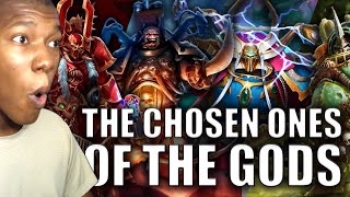 Which Champion of Chaos is the Most Powerful Warhammer 40k Lore REACTION [upl. by Lindsey311]