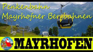 Mayrhofen  Zillertal  Tirol  Austria  Penkenbahn  Mayrhofner Bergbahnen  Cable car [upl. by Rilda]