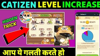 Catizen Level kaise Badhaye New Trick  Catizen Level Up Trick  Catizen Level Increase Trick 2024 [upl. by Olethea184]