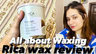 How to do wax at home for beginners  Rica wax review  maryamsehar [upl. by Caswell]