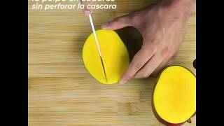 Cómo cortar un un mango paso a paso TuCocinaTV [upl. by Haleehs964]