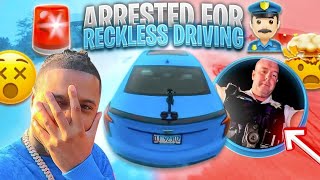 GOT ARRESTED FOR RECKLESS DRIVING AND SPEEDING IN MY CADILLAC CT5V BLACKWING [upl. by Rexana791]