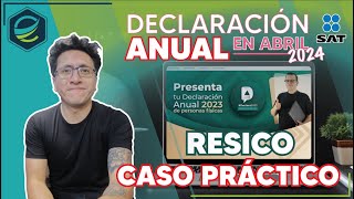 ►🔥DEVOLUCIÓN DE IMPUESTOS RESICO PERSONA FISICA ABRIL 2024 ISR SAT🔥 [upl. by Kimberley]