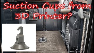 Printing suction cups with 3d printer [upl. by Puklich]