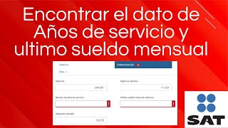 📘🔍quotAños de Servicioquot y quotÚltimo Sueldo mensualquot en la Declaración Anual donde encontrar estos datos✅ [upl. by Hendon795]