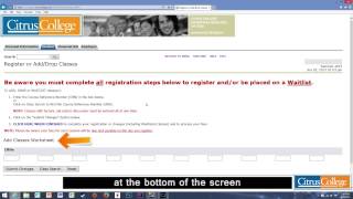 How to Register for Classes [upl. by Edobalo286]