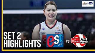 Est vs Cignal  SET 2 GAME HIGHLIGHTS  2024 PVL INVITATIONAL CONFERENCE  September 8 2024 [upl. by Bernstein926]