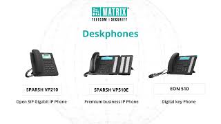 Telecom Range of Solutions and Products  Matrix Comsec [upl. by Kacie541]