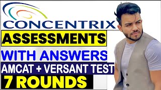 Concentrix Assessment Test with Answers  7 Rounds [upl. by Luella]