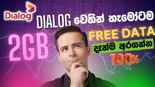 Dialog Free Data Sinhala 2024 😱  Dialog free data offer Dialog වලට නොමිලේ ඩේටා මෙන්න [upl. by Timothy365]