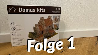 Haus Diorama Domus Kits  Folge 1 [upl. by Ynohtnael]