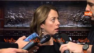 GIORGIA MELONI SIAMO LALTERNATIVA A RENZI [upl. by Mylo671]