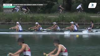 Championnat de France J16 Bateaux longs Libourne 2019  Finale du quatre barré hommes  J16H4 [upl. by Esekram796]