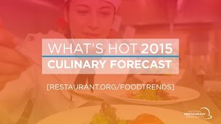 Whats Hot 2015 Culinary Forecast [upl. by Hurff]