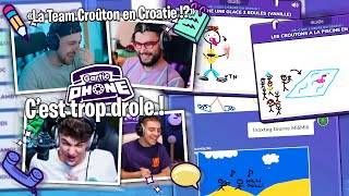 La Team Croûton en Croatie  Fou rire sur Gartic Phone avec les Croûtons [upl. by Gurias]