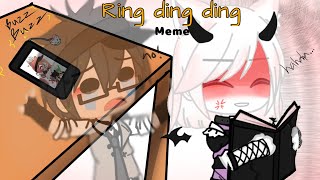 • Ring ding ding meme  Gacha club • old meme ft Nick [upl. by Alegnat]