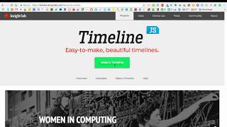 How to Create Timelines using Timeline JS and Google Sheets [upl. by Lletnahs]