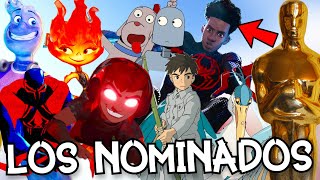 Las PELÍCULAS ANIMADAS NOMINADAS al OSCAR de 2024  SPIDERVERSE NIMONA ELEMENTAL y Más SORPRESAS [upl. by Brnaba77]