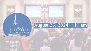 FBC Demopolis Sunday Worship  August 25 2024 [upl. by Llecram662]