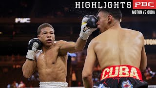 Moton vs Cuba HIGHLIGHTS March 30 2024  PBC on Prime [upl. by Gillie889]