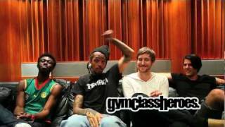 Gym Class Heroes In The Studio [upl. by Hamer]