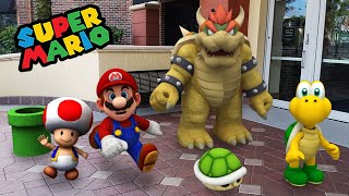 Super Mario run in mall  Super Mario Bros in real life 6 [upl. by Magnus231]