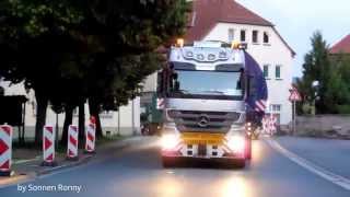 Schwandner WKA Schwertransporte Windpark Kirchheilingen [upl. by Lalage]